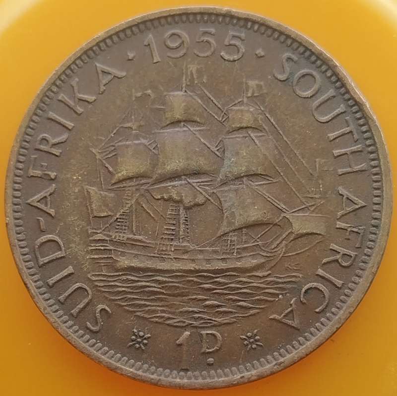 1955     PENNY  COIN        SA                       SUN16664