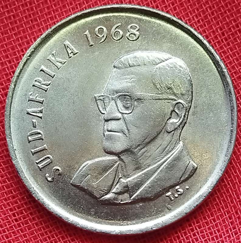 1968   5c   COIN   (Afrikaans)       SUN16686