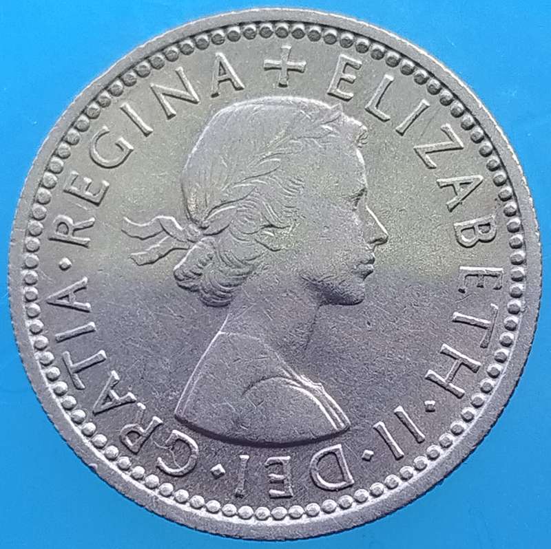 1958 -   SIX PENCE Coin      United Kingdom         SUN16688