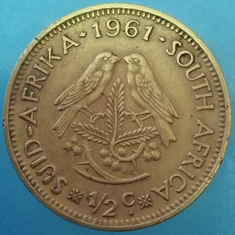 1961  1/2 CENT      RSA       SUN16703
