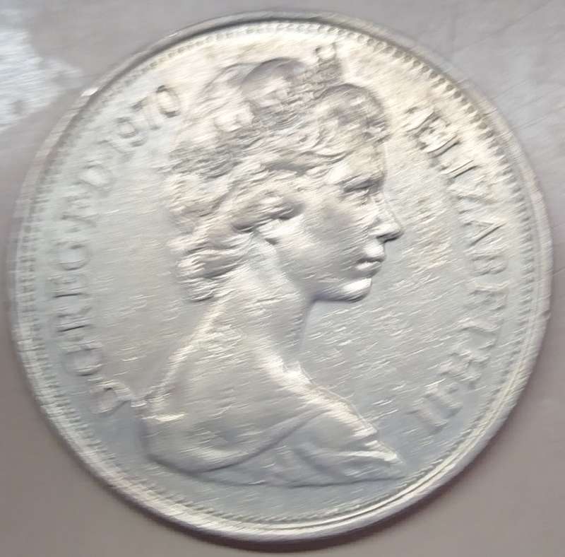 1970 -   10 New  Pence Coin      United Kingdom         SUN16705