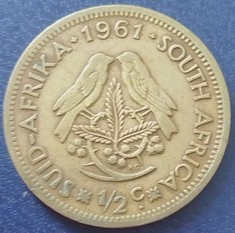 1961  1/2 CENT      RSA       SUN16717