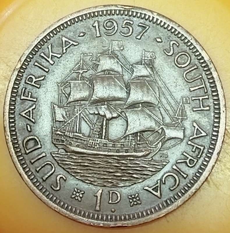 1957       PENNY  COIN        SA                       SUN16734
