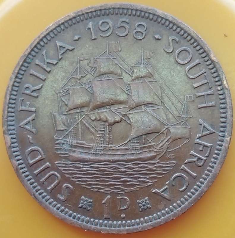 1958     PENNY  COIN        SA                       SUN16746