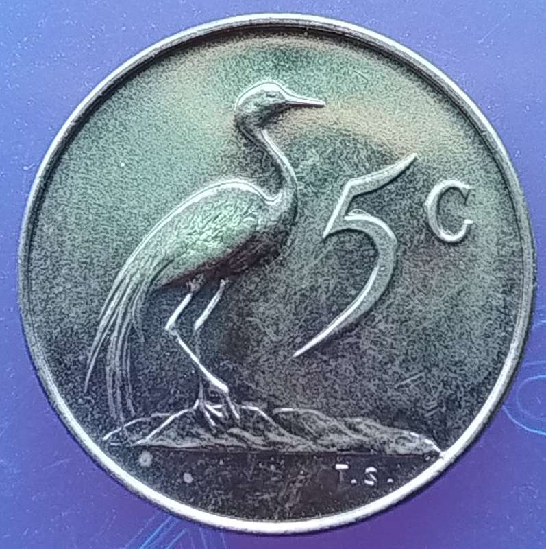 1966  5c   COIN   (Afrikaans)       SUN16760