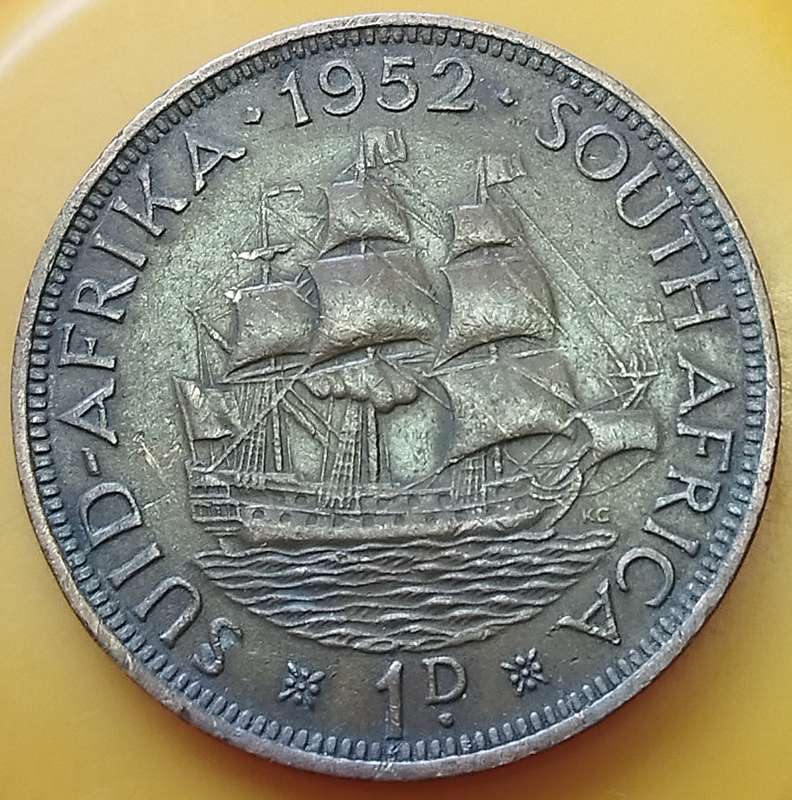 1952       PENNY  COIN        SA                       SUN16763