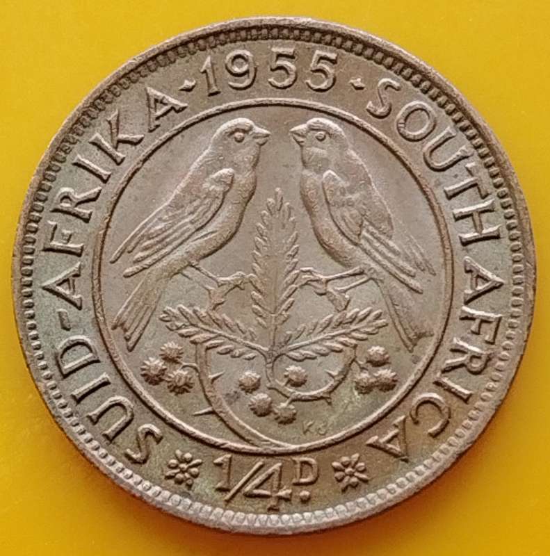1955       QUARTER  PENNY  COIN        SA                       SUN16832