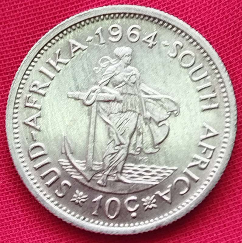 1964   10c   Coin        Silver (.500)        SUN16865