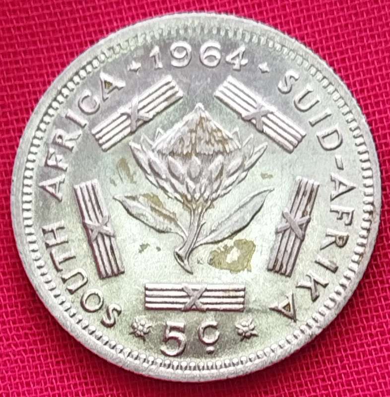 1964   5c   Coin        Silver (.500)        SUN16866
