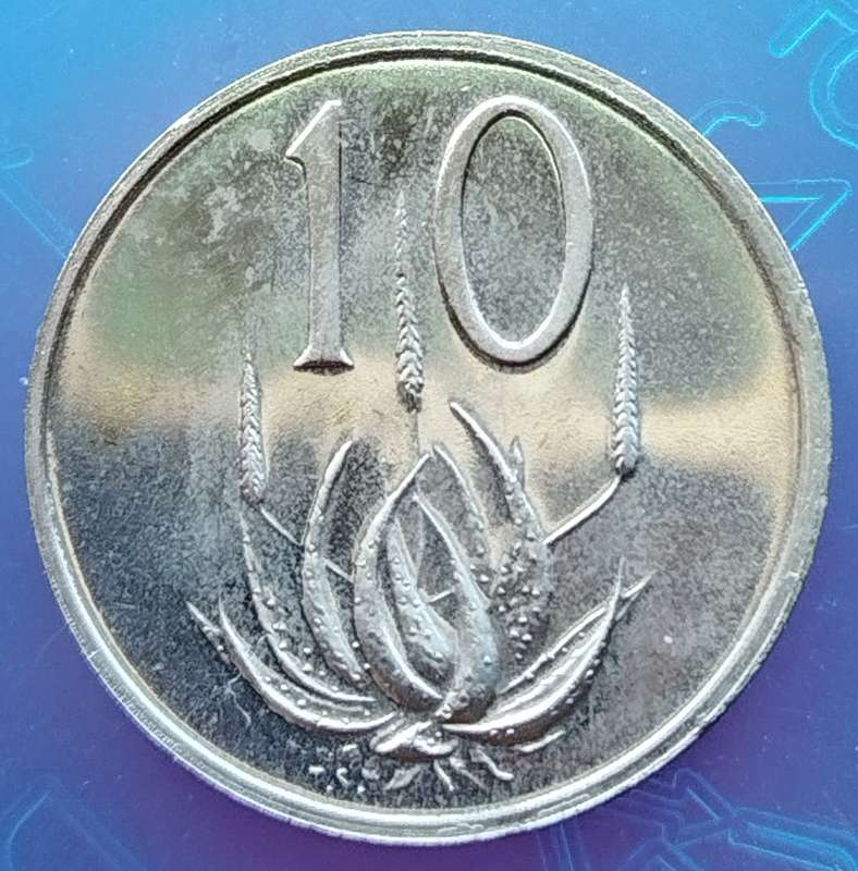 1980   10c   COIN  RSA                    SUN16896