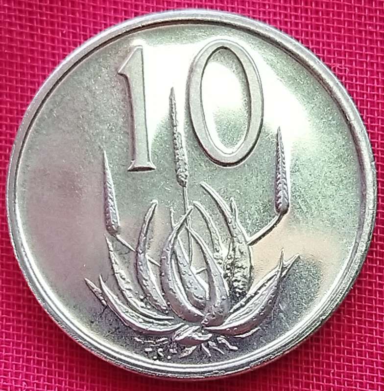 1980  10c   COIN  RSA                    SUN16933