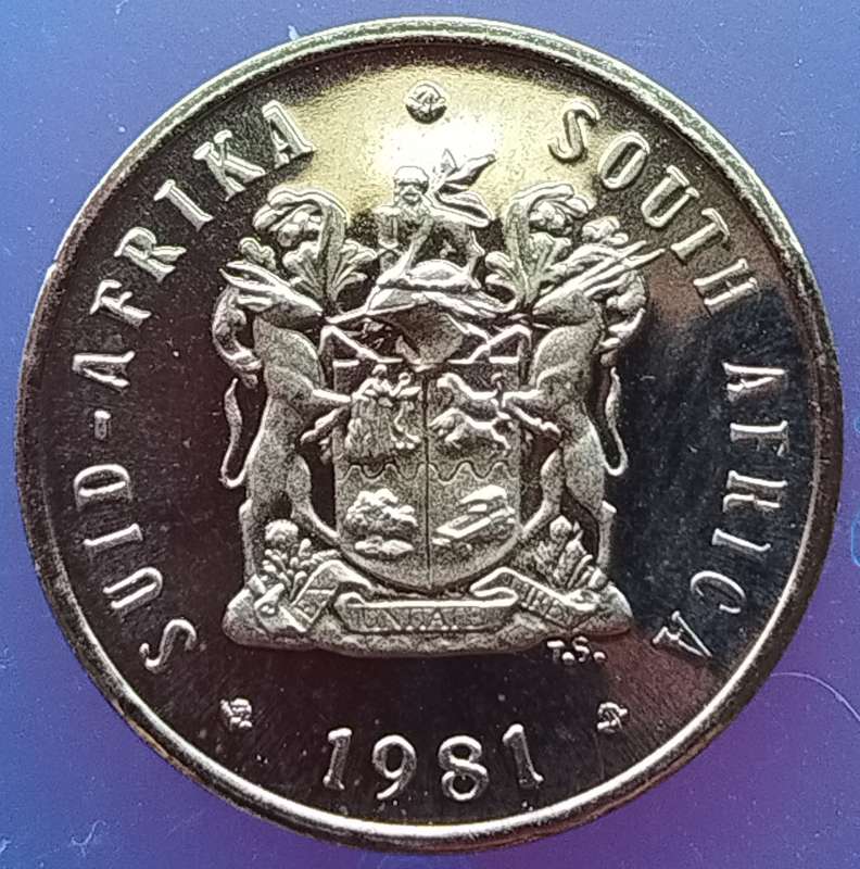 1981   5c   Coin      RSA          SUN16937