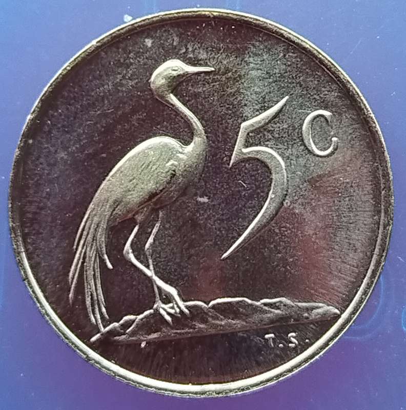 1981   5c   Coin      RSA          SUN16937