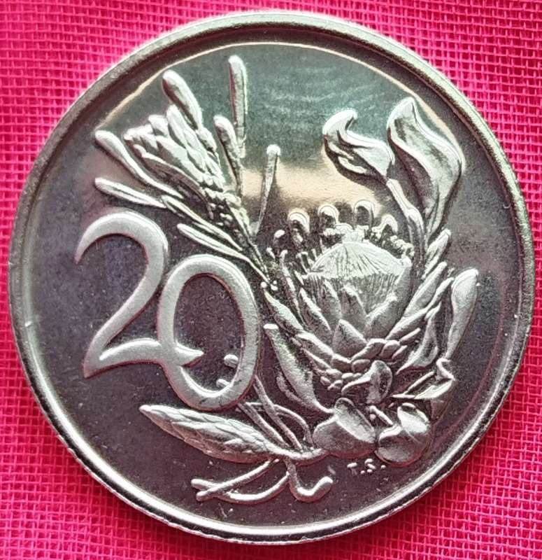 1978  20c   Coin     RSA           SUN16944