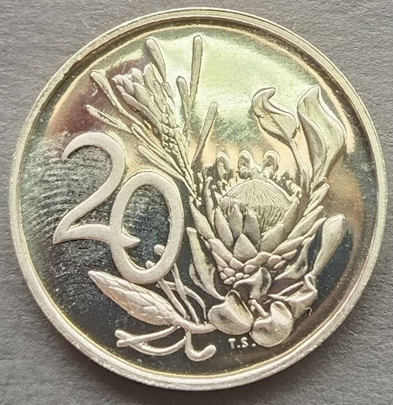 1980   20c   COIN  RSA                    SUN16949