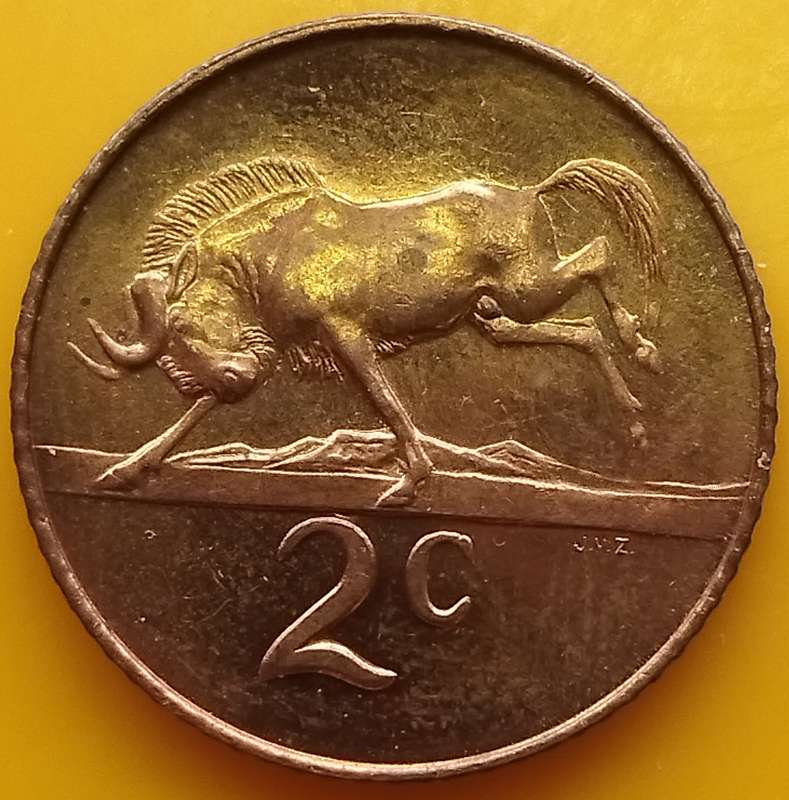 1965   2c   COIN   (Afrikaans)       SUN16988
