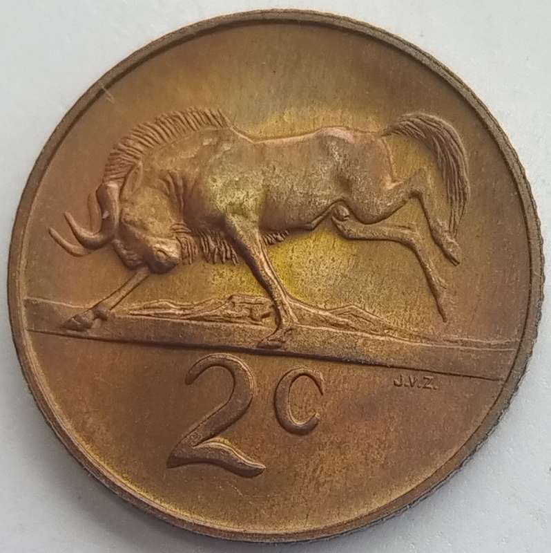 1967   2c   COIN   (Afrikaans)       SUN17015