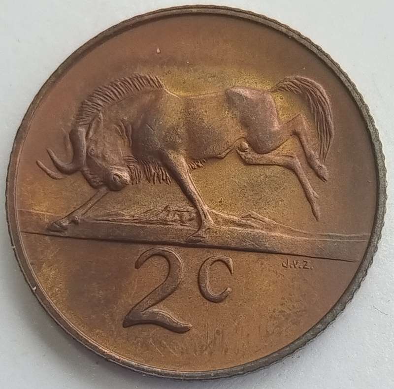1968   2c   COIN   (Afrikaans)       SUN17017