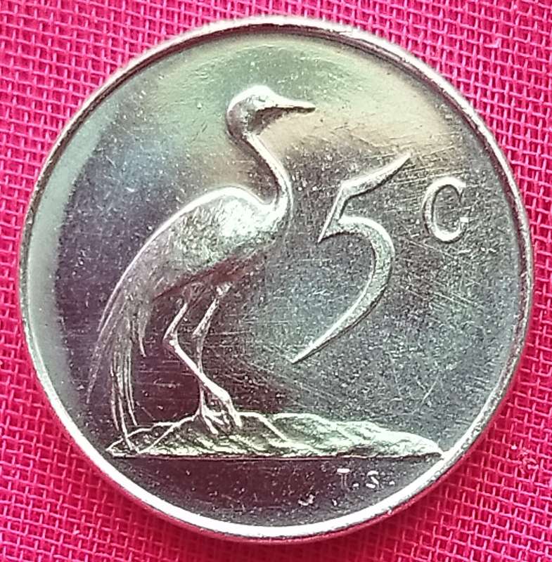 1967   5c   COIN   (AFRIKAANS)       SUN17021
