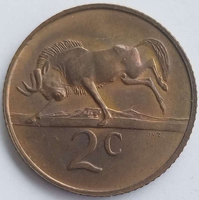 1968   2c   COIN   (Afrikaans)       SUN17035