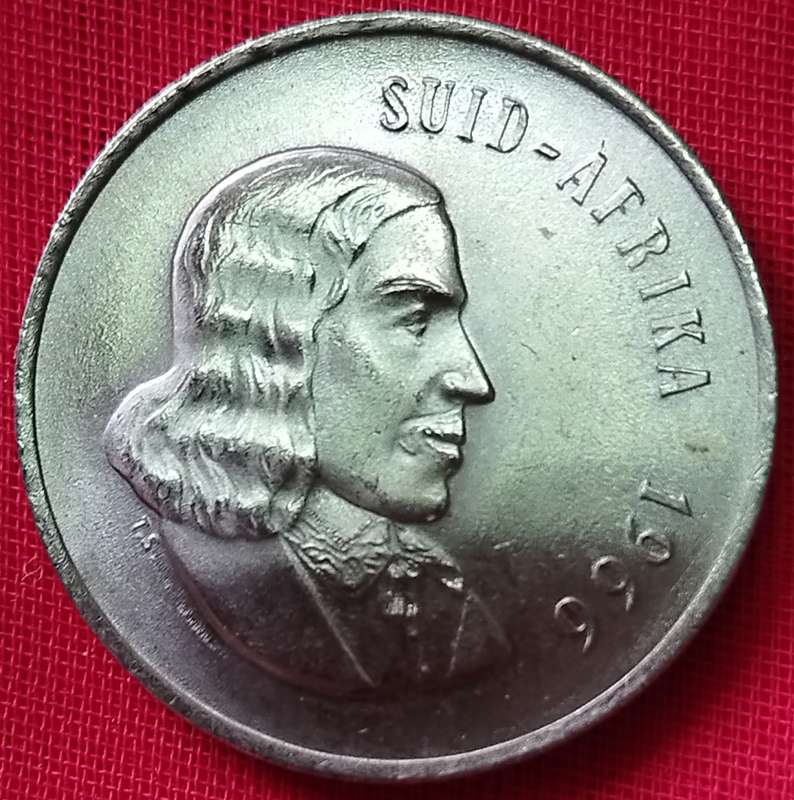 1966  20c   COIN   (Afrikaans)       SUN17036
