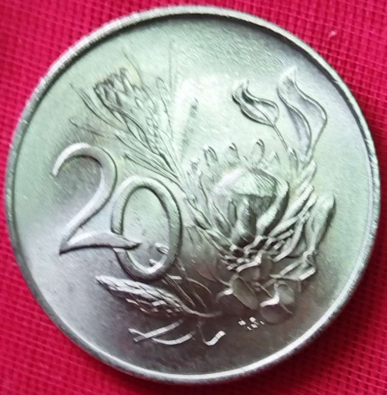 1966  20c   COIN   (Afrikaans)       SUN17036