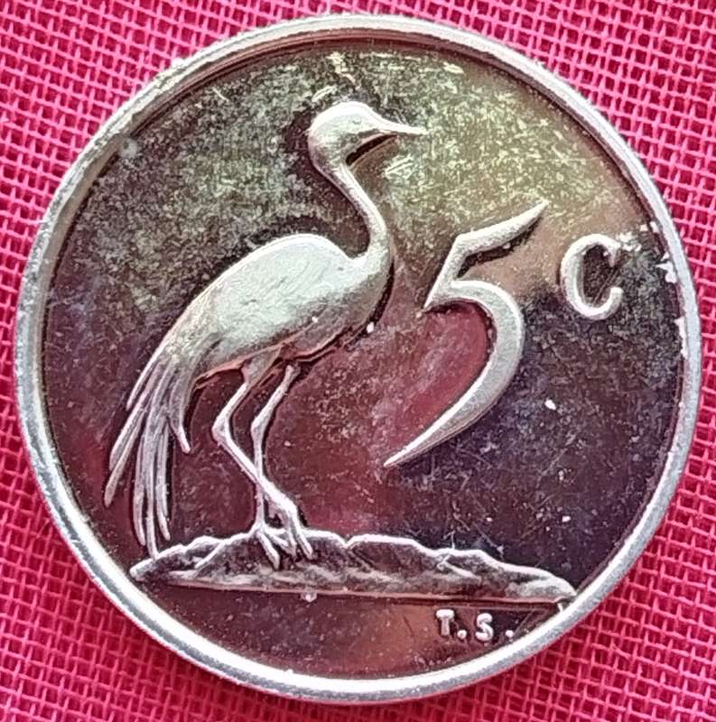 1972   5c  RSA                      SUN17045