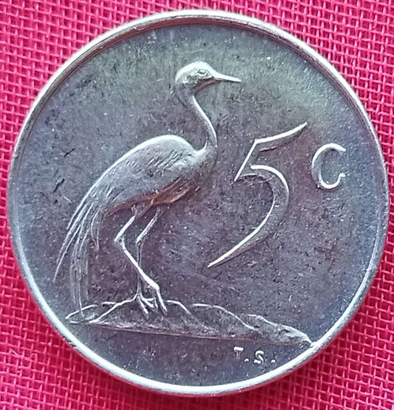 1966  5c   COIN   (Afrikaans)       SUN17052