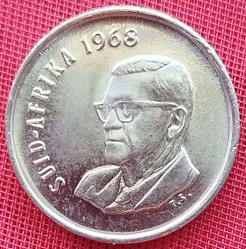 1968   5c   COIN   (Afrikaans)       SUN17053