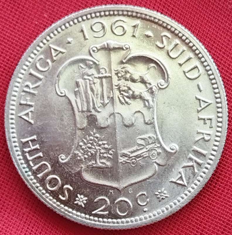 1961   20c   Coin        Silver (.500)        SUN17056