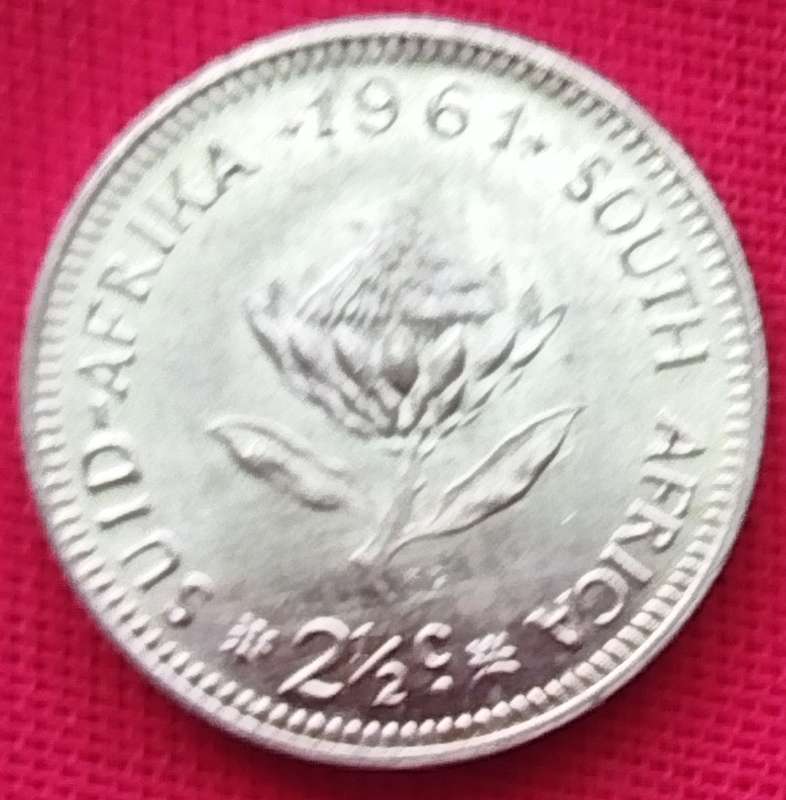 1961  2 1/2 Cent  Coin   SILVER   0.500             SUN17085