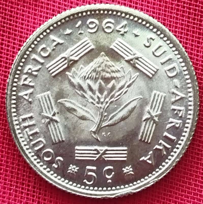 1964   5c   Coin        (Silver 50%)        SUN17087