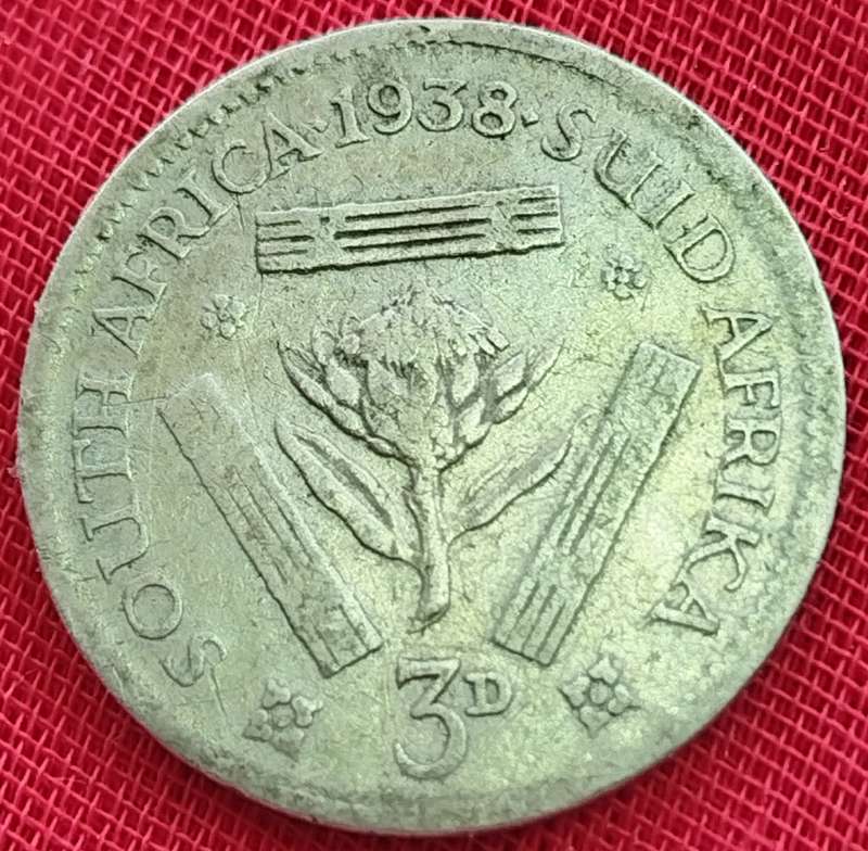 1938  Threepence Coin   ( SILVER   80% )             SUN17112