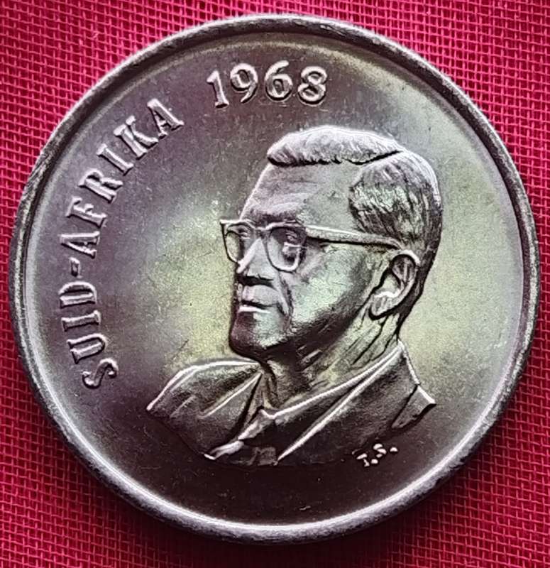 1968   20c   COIN   (Afrikaans)       SUN17126