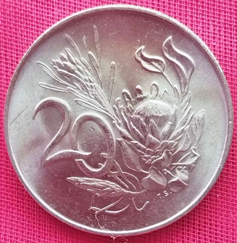 1968   20c   COIN   (Afrikaans)       SUN17126