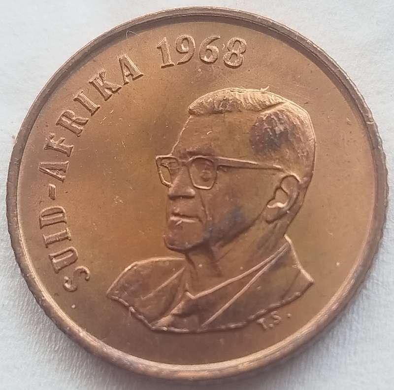 1968   1c   COIN   (Afrikaans)       SUN17139