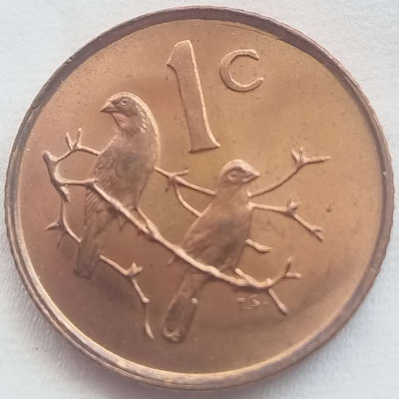 1968   1c   COIN   (Afrikaans)       SUN17139