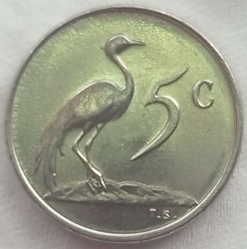 1970  5  CENT      RSA       SUN17147