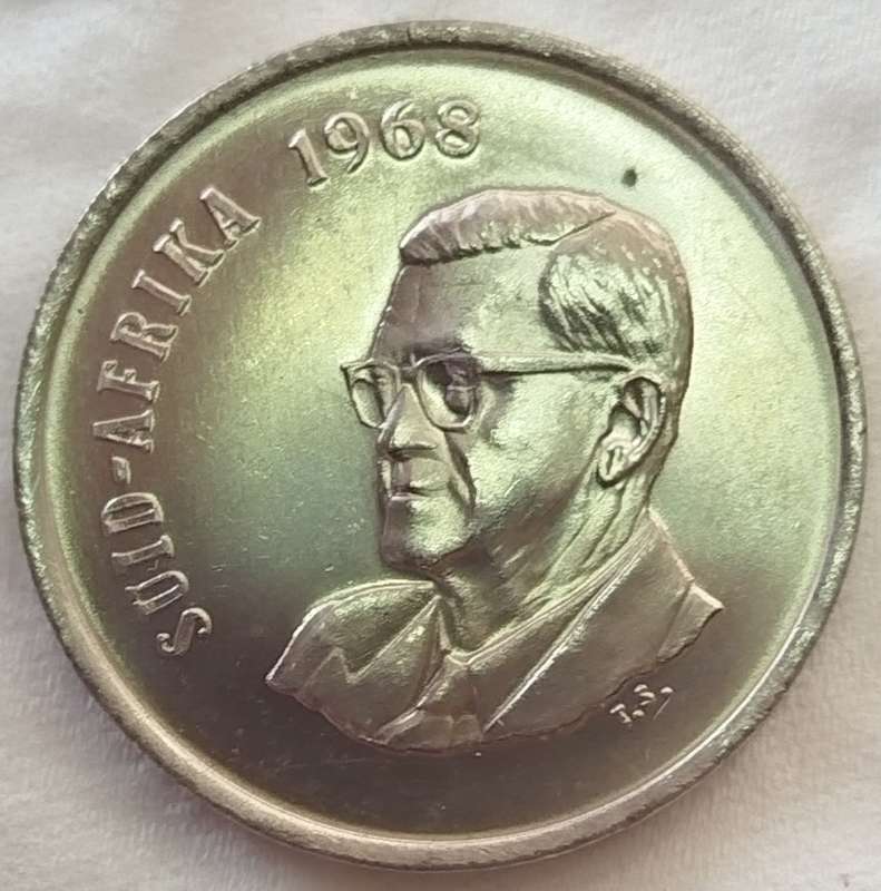 1968   20c   COIN   (Afrikaans)       SUN17173