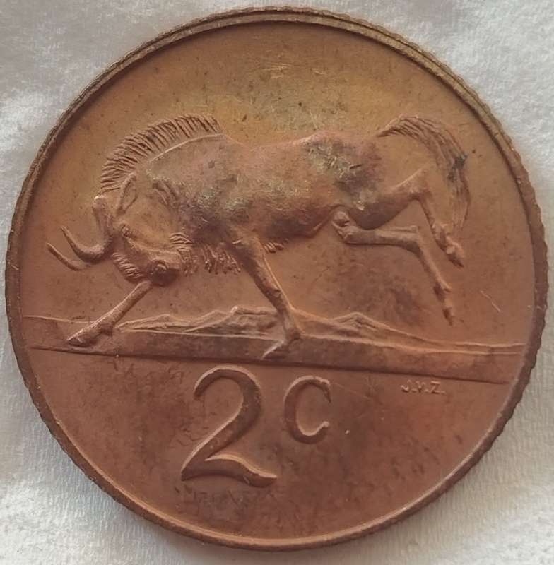 1968   2c   COIN   (Afrikaans)       SUN17179