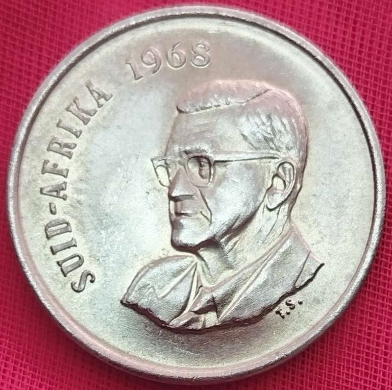 1968   20c   COIN   (Afrikaans)       SUN17180