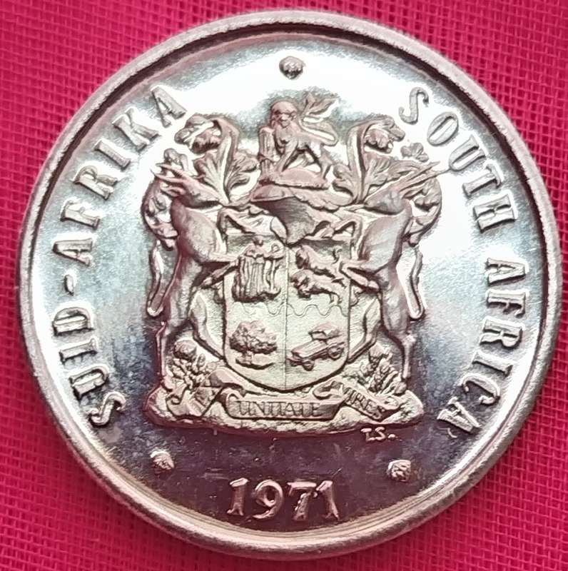 1971   20c   COIN  RSA                    SUN17181