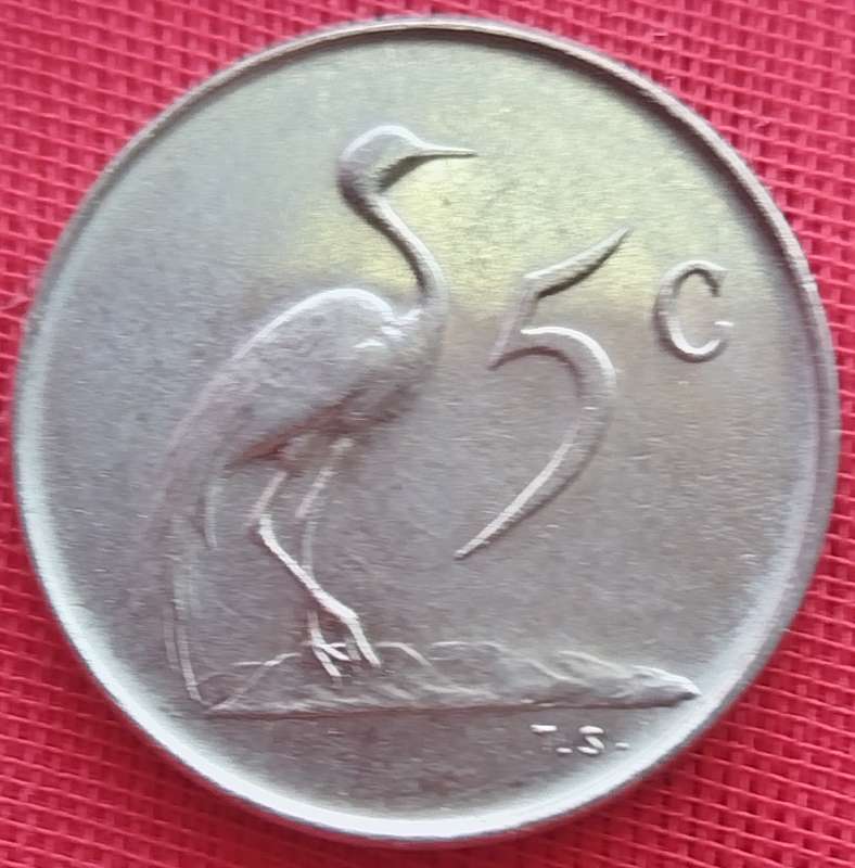 1966  5c   COIN   (Afrikaans)       SUN17186