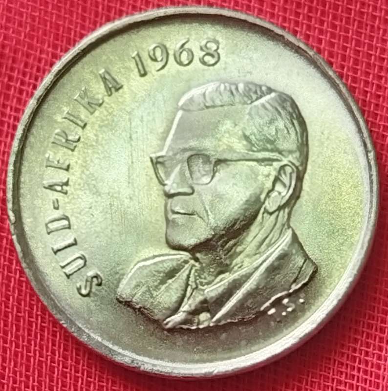 1968   5c   COIN   (Afrikaans)       SUN17195