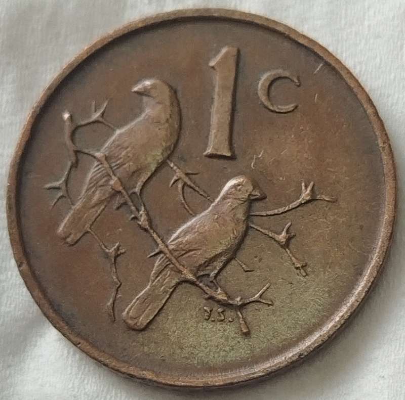 1966   1c   COIN   (Afrikaans)       SUN17199
