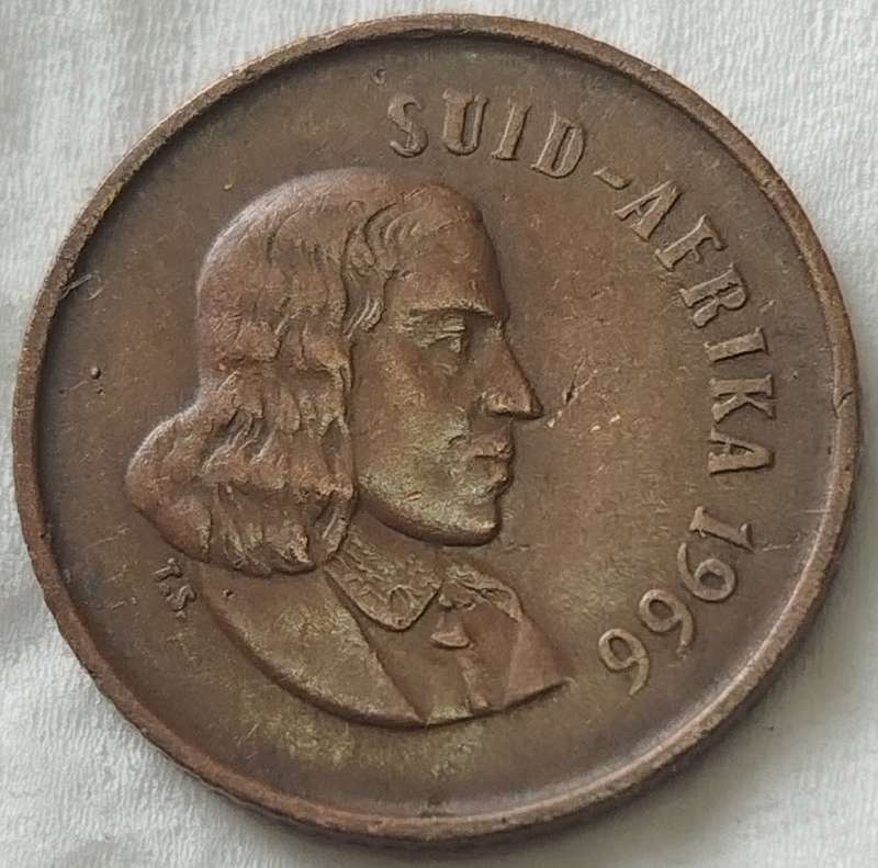 1966   1c   COIN   (Afrikaans)       SUN17199