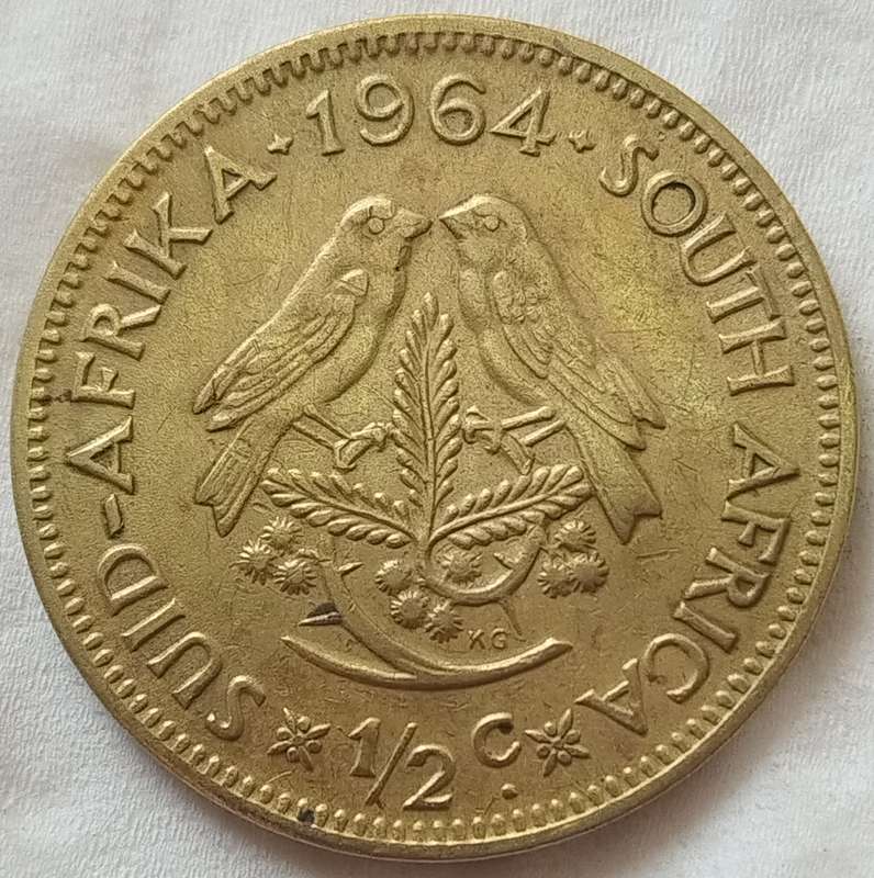 1964  1/2 CENT      RSA       SUN17205