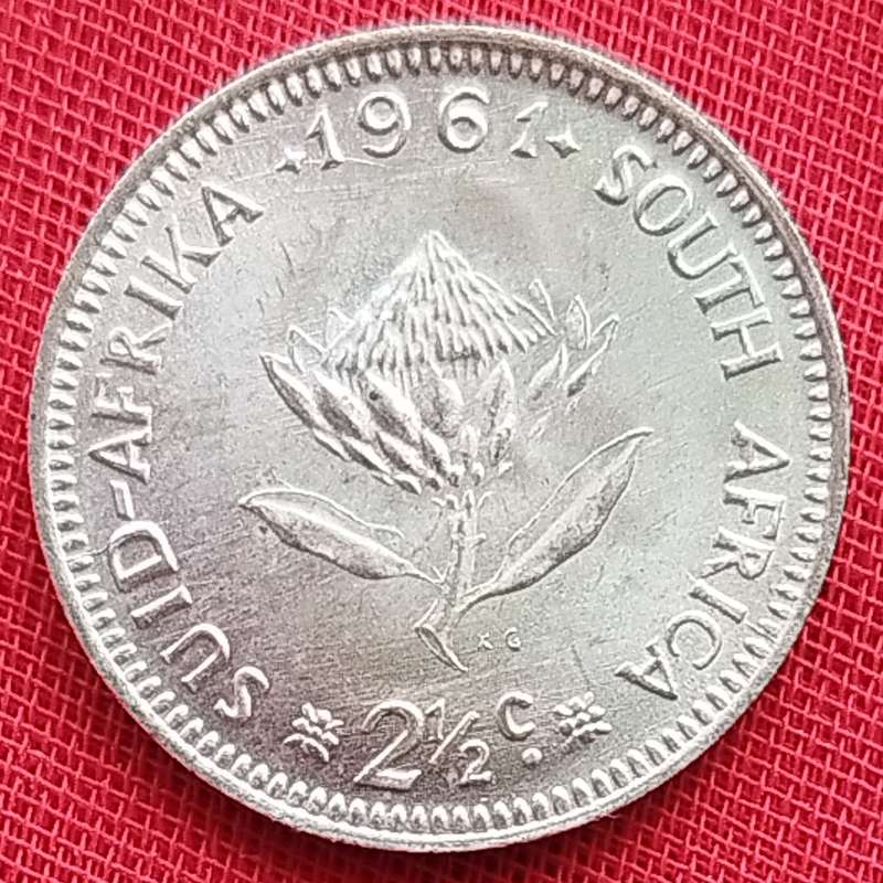 1961  2 1/2 Cent  Coin   SILVER   0.500             SUN17243