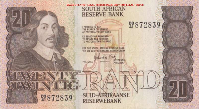 GPC DE KOCK         R20  Banknote        D341 872839          SET006