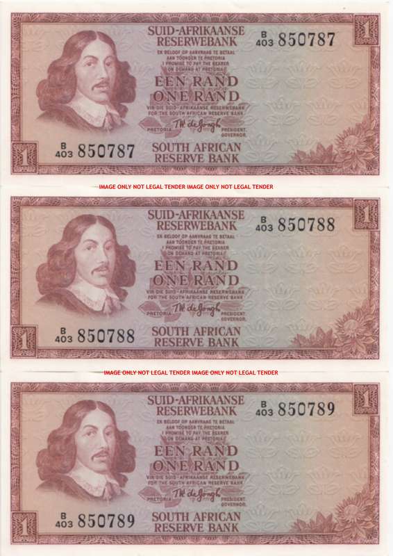 ***   TW DE JONGH   R1 Set  : Three Consecutive Notes   ***      SET049C